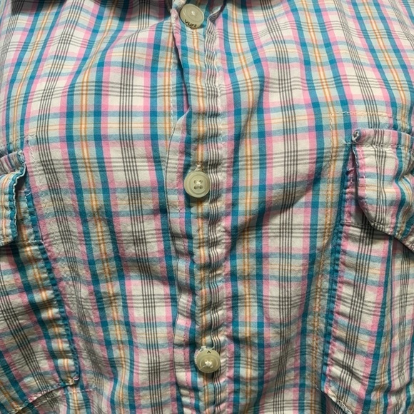 VURT men's size XL colorful plaid button down shirt - Picture 4 of 6